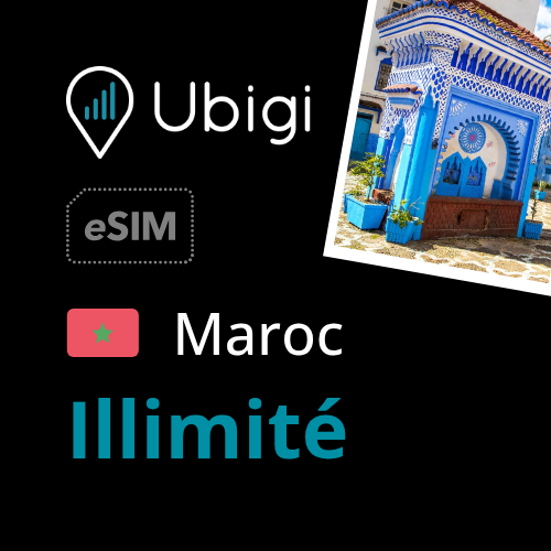 Oneoff Forfait eSIM prépayée  - Données illimitées | Ubigi