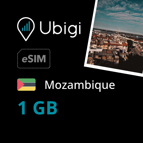 Mozambique Prepaid eSIM data plan - 1GB| Ubigi
