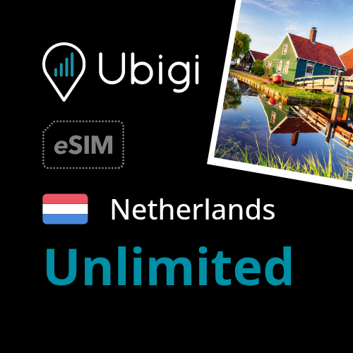 Netherlands Prepaid eSIM data plan - Unlimited| Ubigi