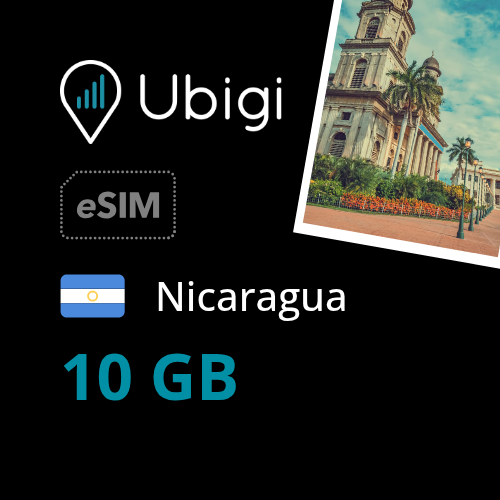 Nicaragua Prepaid eSIM data plan - 10GB| Ubigi