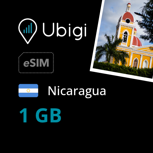 Nicaragua Prepaid eSIM data plan - 1GB| Ubigi