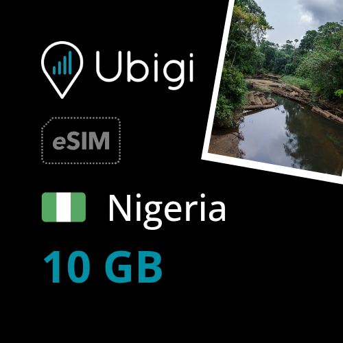 Nigeria Prepaid eSIM data plan - 10GB| Ubigi