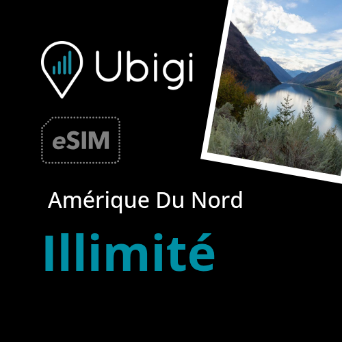 Oneoff Forfait eSIM prépayée  - Données illimitées | Ubigi