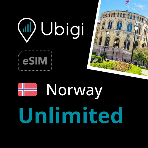 Norway Prepaid eSIM data plan - Unlimited| Ubigi