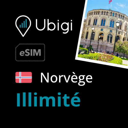 Oneoff Forfait eSIM prépayée  - Données illimitées | Ubigi