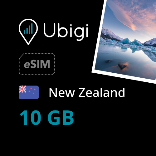 New Zealand Prepaid eSIM data plan - 10GB| Ubigi