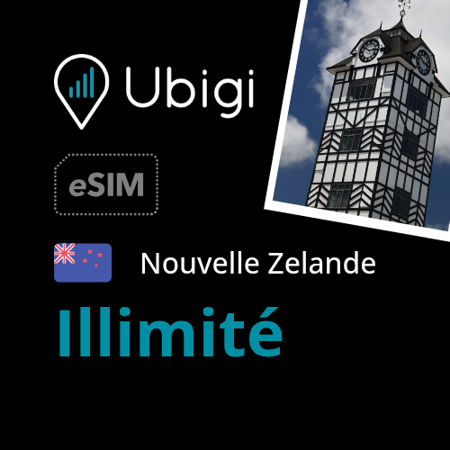 Oneoff Forfait eSIM prépayée  - Données illimitées | Ubigi