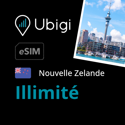 Oneoff Forfait eSIM prépayée  - Données illimitées | Ubigi