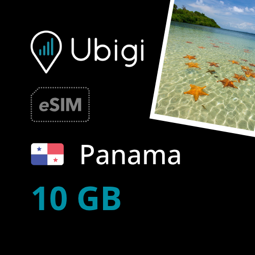 Panama Prepaid eSIM data plan - 10GB| Ubigi