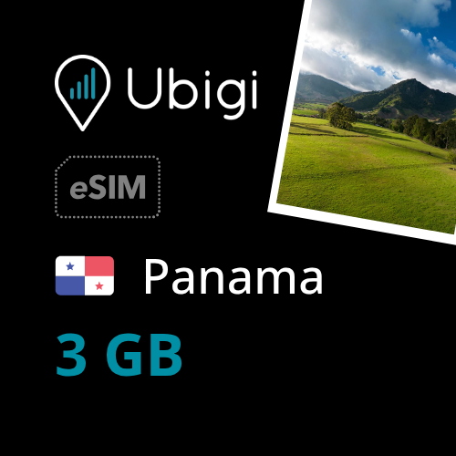 Panama Prepaid eSIM data plan - 3GB| Ubigi