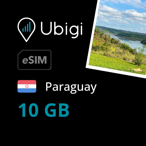 Paraguay Prepaid eSIM data plan - 10GB| Ubigi
