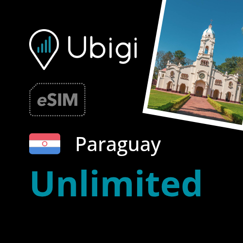 Paraguay Prepaid eSIM data plan - Unlimited| Ubigi