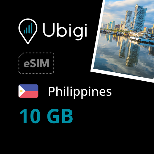 Philippines Prepaid eSIM data plan - 10GB| Ubigi
