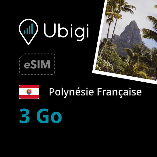 Oneoff Forfait eSIM prépayée  - 3Go | Ubigi