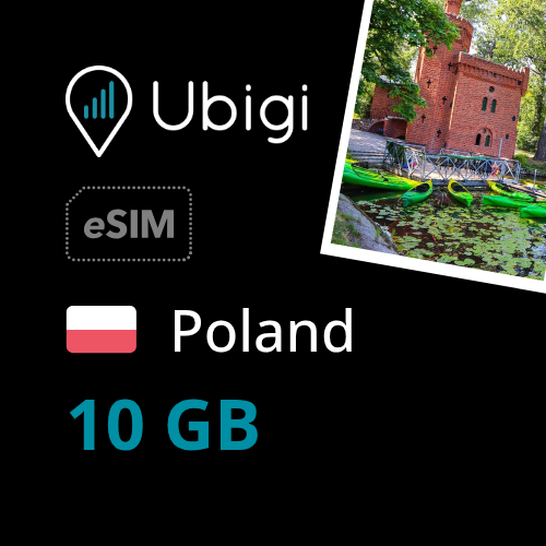 Poland Prepaid eSIM data plan - 10GB| Ubigi