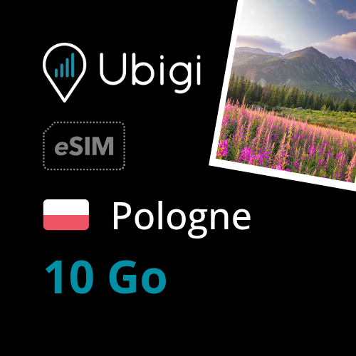 Oneoff Forfait eSIM prépayée  - 10Go | Ubigi