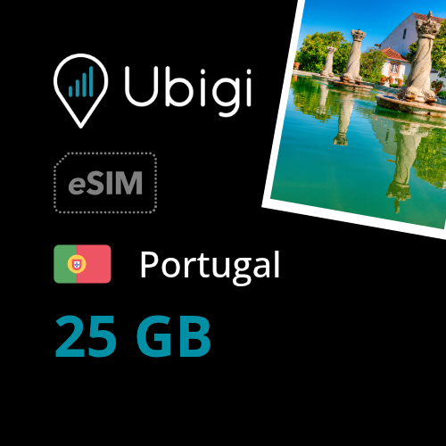 Portugal Prepaid eSIM data plan - 25GB| Ubigi