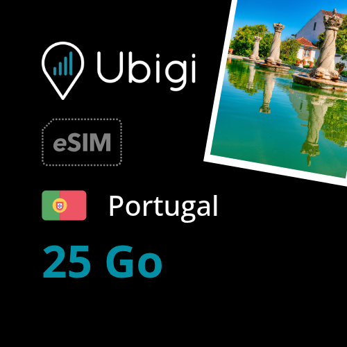 Oneoff Forfait eSIM prépayée  - 25Go | Ubigi