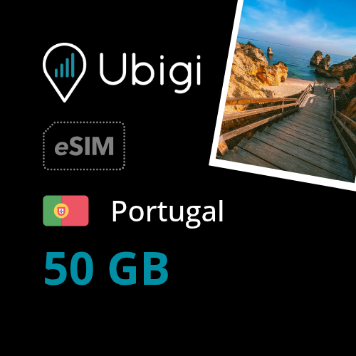 Portugal Prepaid eSIM data plan - 50GB| Ubigi