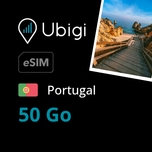 Oneoff Forfait eSIM prépayée  - 50Go | Ubigi