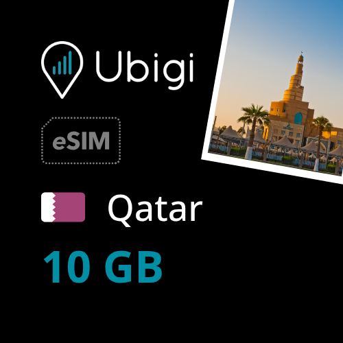 Qatar Prepaid eSIM data plan - 10GB| Ubigi