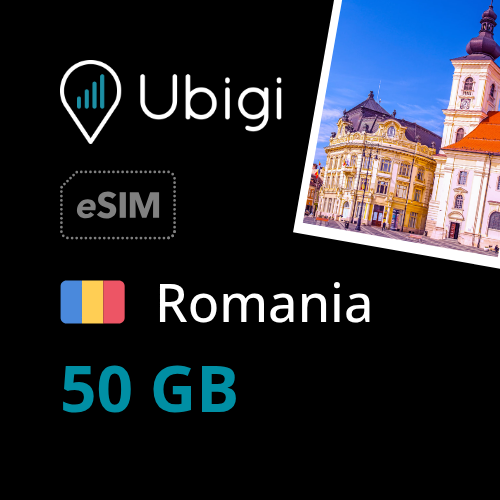Romania Prepaid eSIM data plan - 50GB| Ubigi