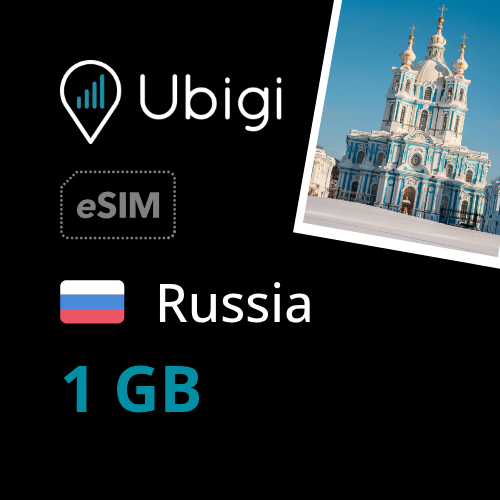 Russia Prepaid eSIM data plan - 1GB| Ubigi