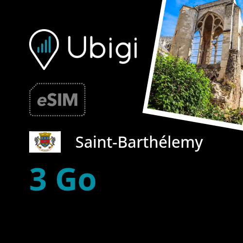 Oneoff Forfait eSIM prépayée  - 3Go | Ubigi