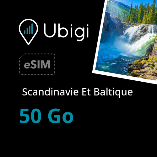 Oneoff Forfait eSIM prépayée  - 50Go | Ubigi