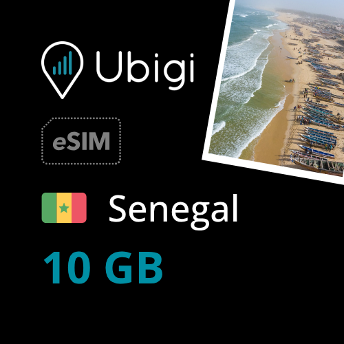 Senegal Prepaid eSIM data plan - 10GB| Ubigi