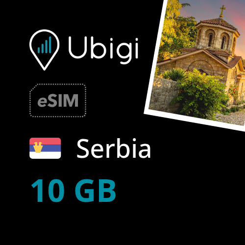 Serbia Prepaid eSIM data plan - 10GB| Ubigi