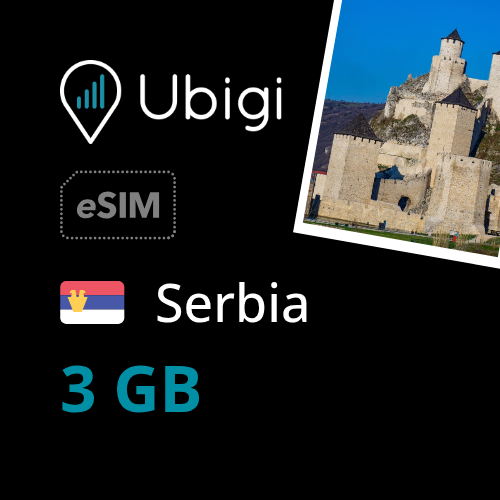 Serbia Prepaid eSIM data plan - 3GB| Ubigi