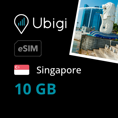 Singapore Prepaid eSIM data plan - 10GB| Ubigi