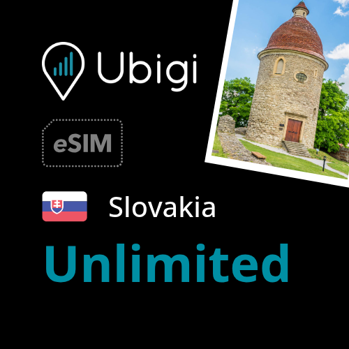 Slovakia Prepaid eSIM data plan - Unlimited| Ubigi