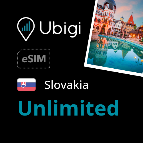 Slovakia Prepaid eSIM data plan - Unlimited| Ubigi