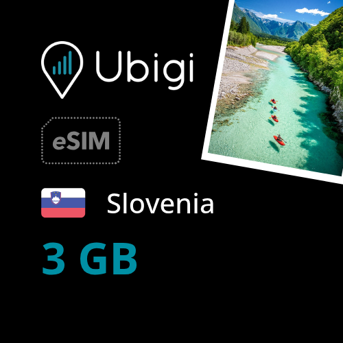 Slovenia Prepaid eSIM data plan - 3GB| Ubigi