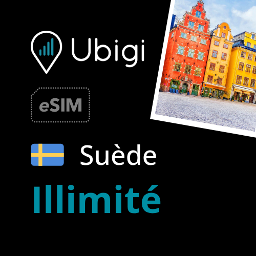 Oneoff Forfait eSIM prépayée  - Données illimitées | Ubigi