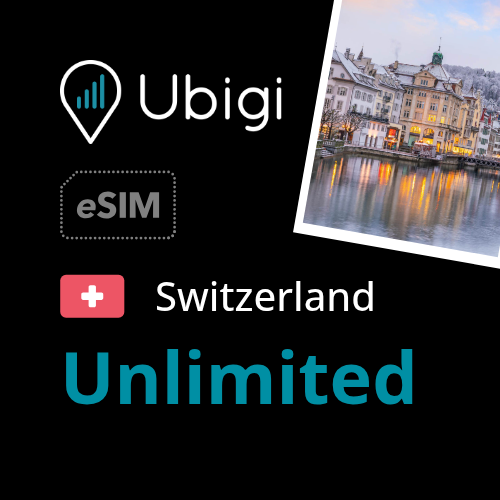 Switzerland Prepaid eSIM data plan - Unlimited| Ubigi