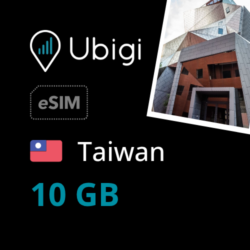 Taiwan Prepaid eSIM data plan - 10GB| Ubigi