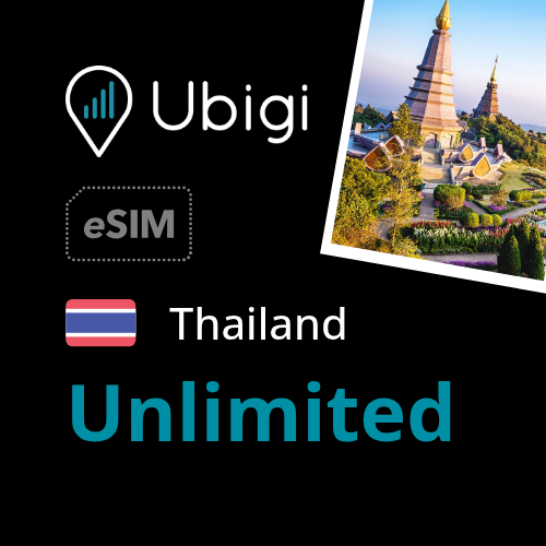 Thailand Prepaid eSIM data plan - Unlimited| Ubigi