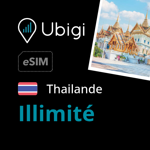 Oneoff Forfait eSIM prépayée  - Données illimitées | Ubigi