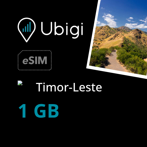 Timor-Leste Prepaid eSIM data plan - 1GB| Ubigi