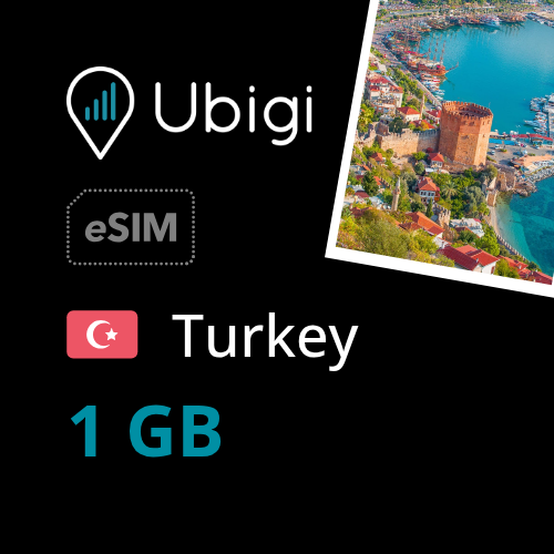 Turkey Prepaid eSIM data plan - 1GB| Ubigi
