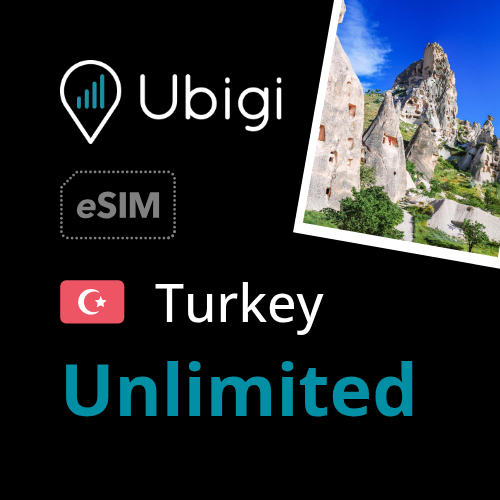 Turkey Prepaid eSIM data plan - Unlimited| Ubigi