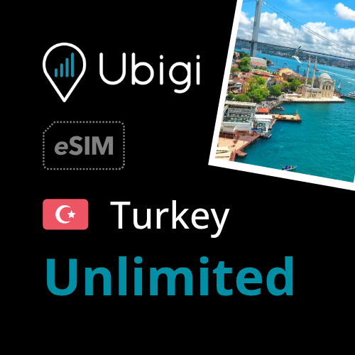 Turkey Prepaid eSIM data plan - Unlimited| Ubigi