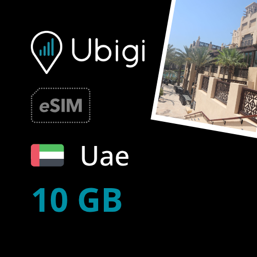 Uae Prepaid eSIM data plan - 10GB| Ubigi
