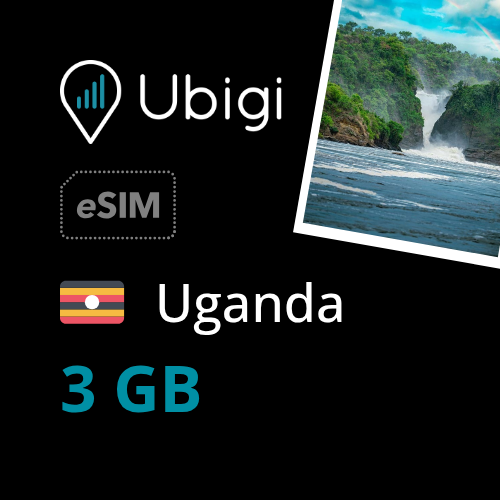 Uganda Prepaid eSIM data plan - 3GB| Ubigi