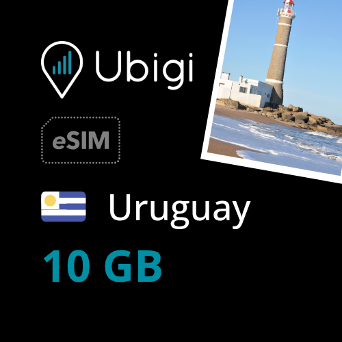 Uruguay Prepaid eSIM data plan - 10GB| Ubigi
