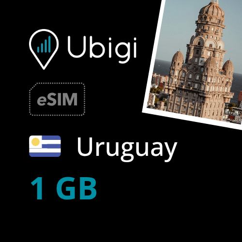 Uruguay Prepaid eSIM data plan - 1GB| Ubigi