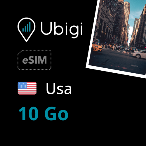 Oneoff Forfait eSIM prépayée  - 10Go | Ubigi